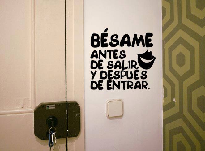 Bésame antes de salir