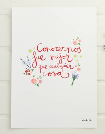 Conocernos fue mejor que cualquier cosa