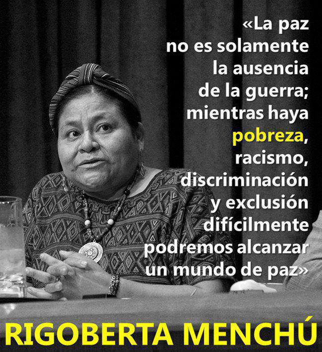 La paz no es solamente la ausencia de guerra