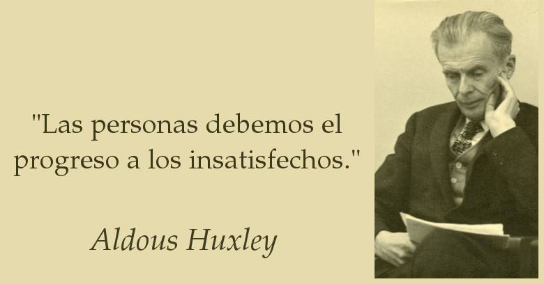 El progreso. Aldous Huxley
