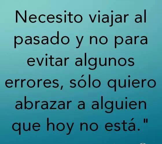 Necesito viajar al pasado