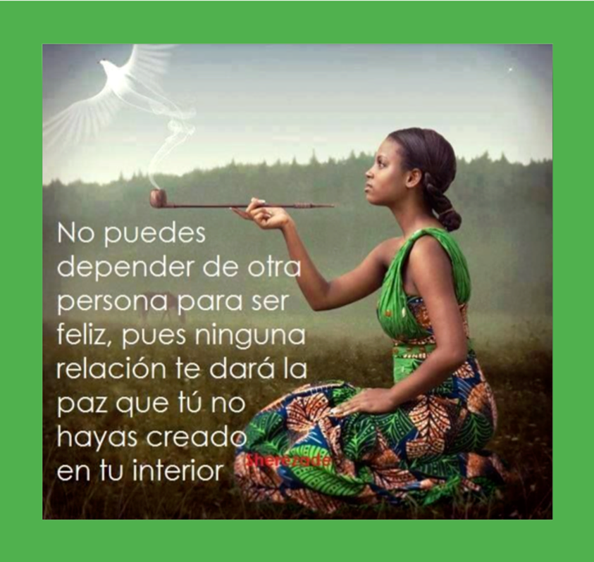 No puedes depender de otra persona