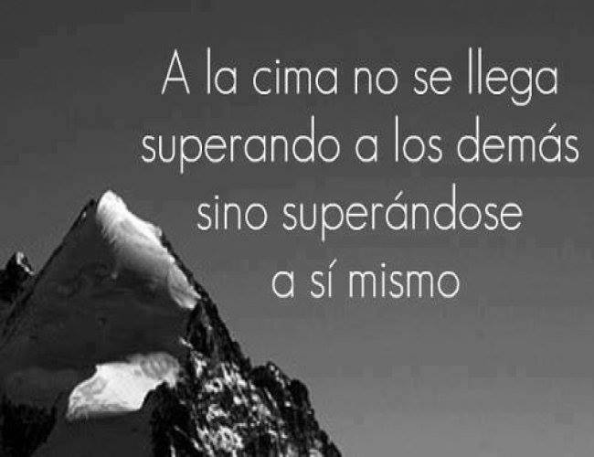 A la cima no se llega superando a los demás