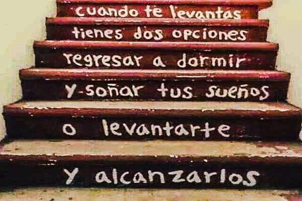 Cuando te levantes tienes dos opciones