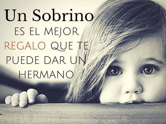 Un sobrino es el mejor regalo
