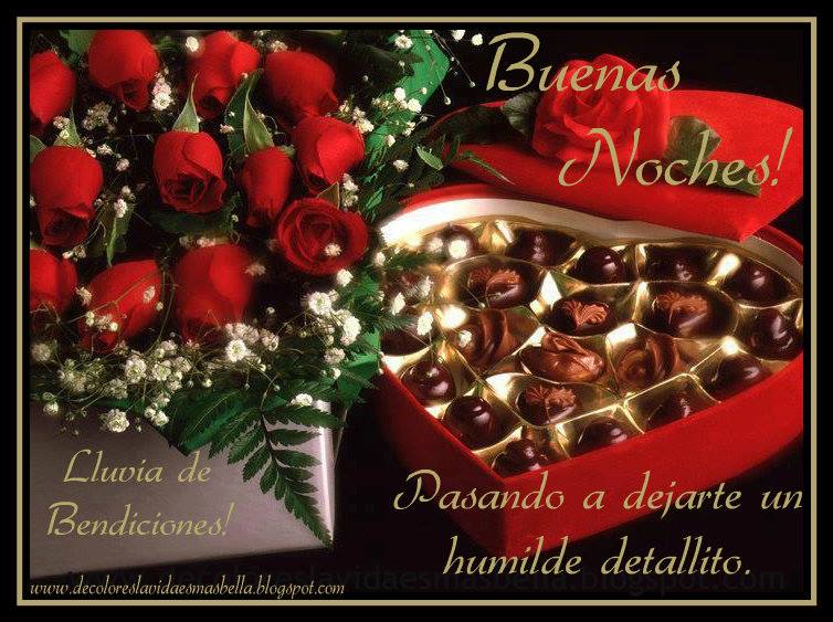 Buenas noches,lluvias de bendiciones!