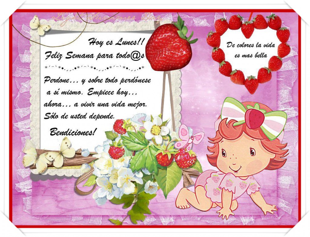 Hoy es Lunes!! Feliz semana para todo@s.