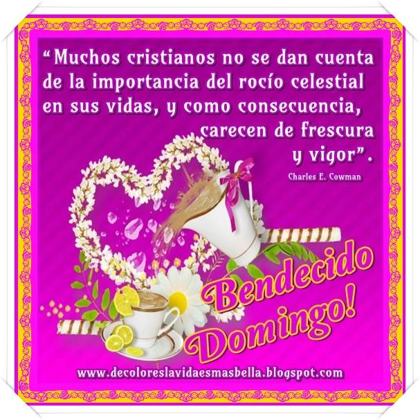 Bendecido Domingo!