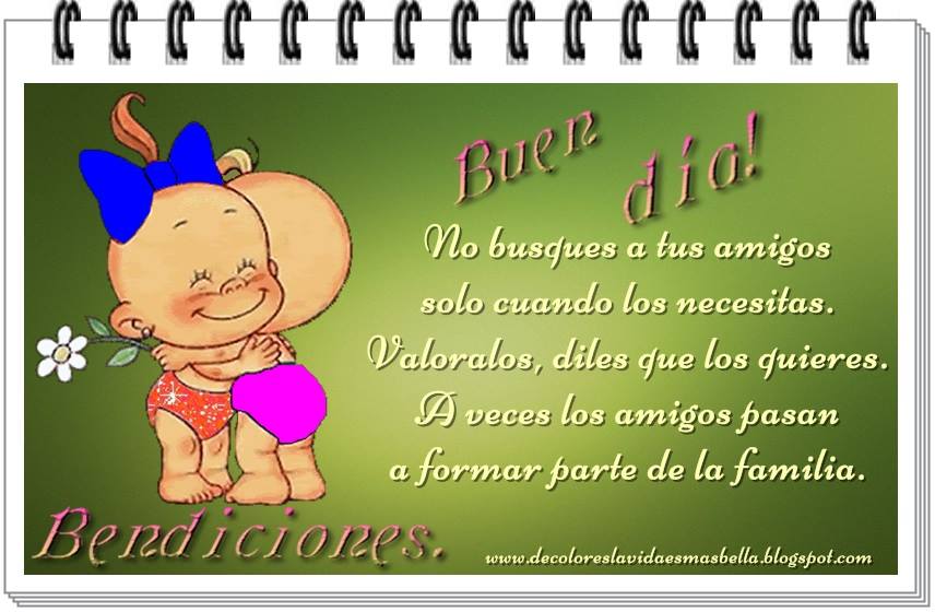 Buen Día,Bendiciones!