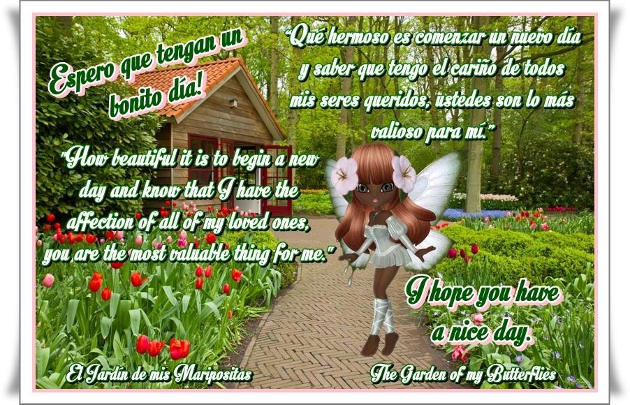 Espero que tengan un bonito día ƸӜƷ I hope you have a nice day