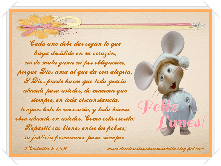 Feliz Lunes!