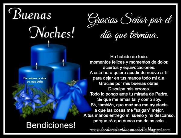 Buenas Noches,Bendiciones!