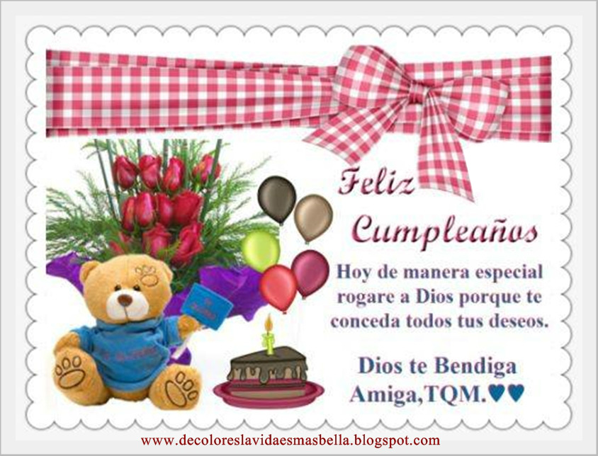 Feliz Cumpleaños hoy de manera especial