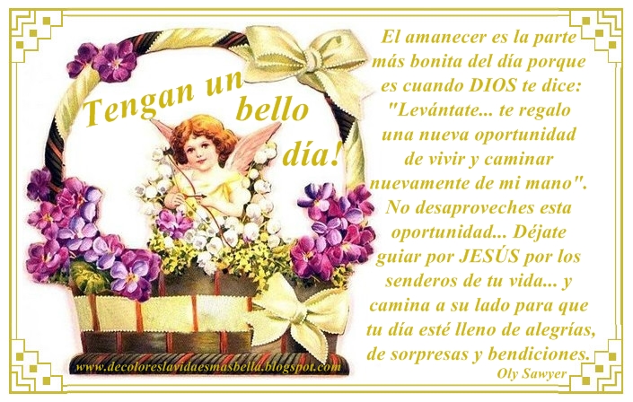 Tengan un bello día!