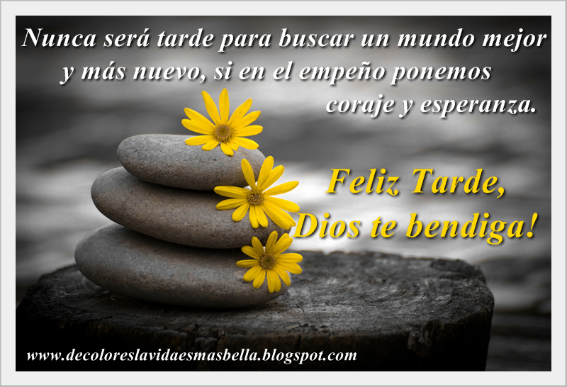 Feliz Tarde,Dios te bendiga!