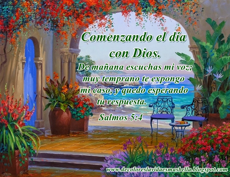 Comenzando el día con Dios.