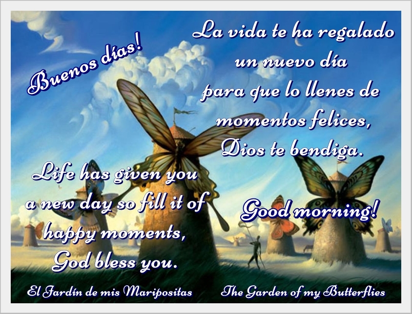 Buenos días ƸӜƷ Good morning