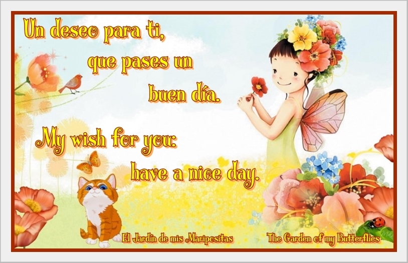 Buenos días ƸӜƷ Good morning