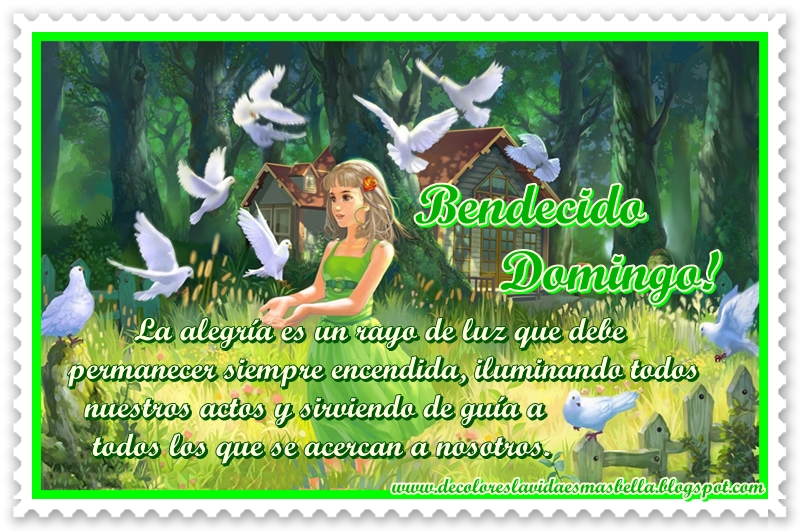 Bendecido Domingo!