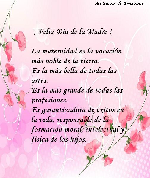 ¡Feliz Día de la Madre! La maternidad es la vocación más noble…