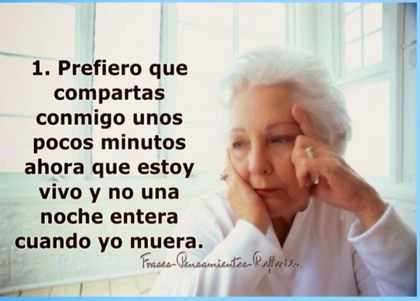 Prefiero que compartas conmigo unos pocos minutos…