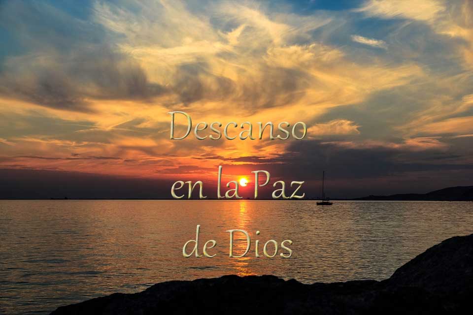 Descanso en la paz de Dios