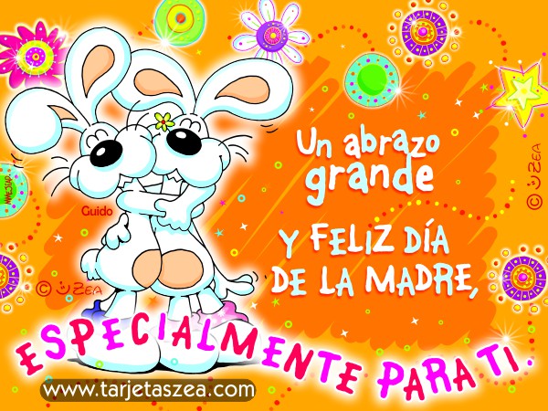 Un abrazo grande y Feliz día de la Madre. Especialmente para ti!