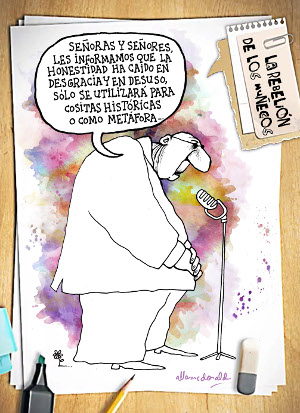 Señoras y Señores, les informamos que la honestidad ha caído…