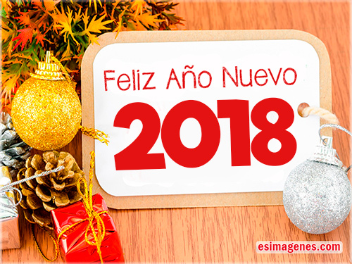 Feliz Año Nuevo 2018