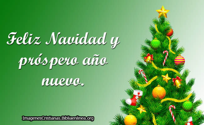Feliz Navidad y Próspero Año Nuevo
