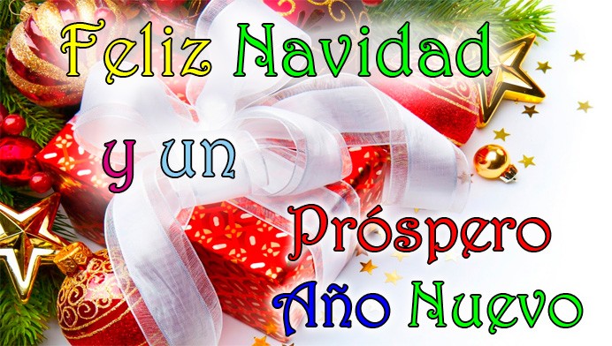 Feliz Navidad y un Próspero Año Nuevo