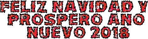 Feliz Navidad y Próspero Año Nuevo 2018