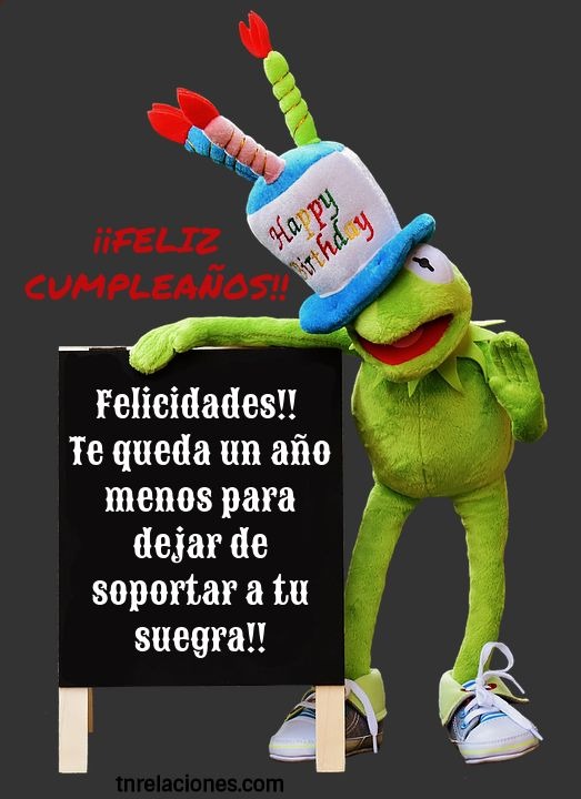 ¡¡Felicidades!! Te queda un año menos…