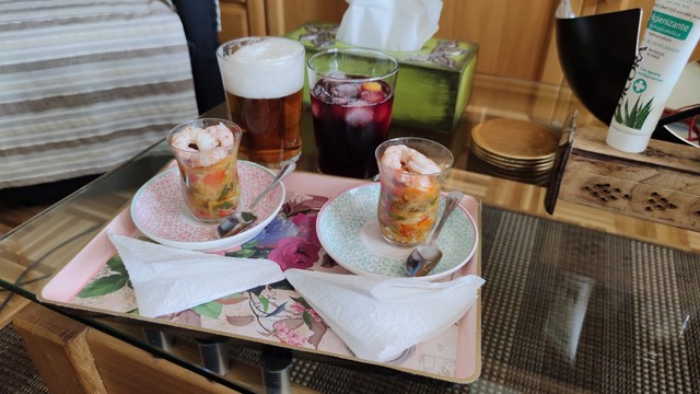 Preparados hoy para degustar una gastrotapa de lujo: "Pisto de gambas"