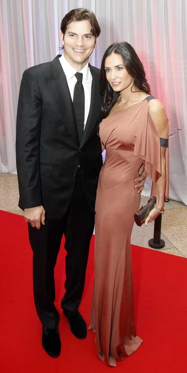 Ashton Kutcher Signo del Zodiaco Acuario y Demi Moore