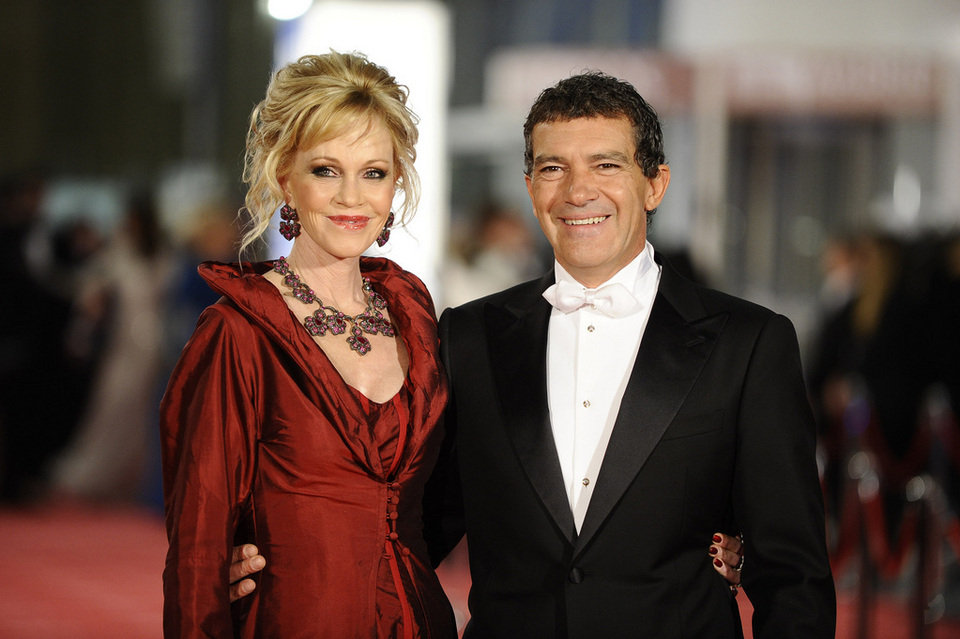 Antonio Banderas horoscopo Leo con su ex Melanie