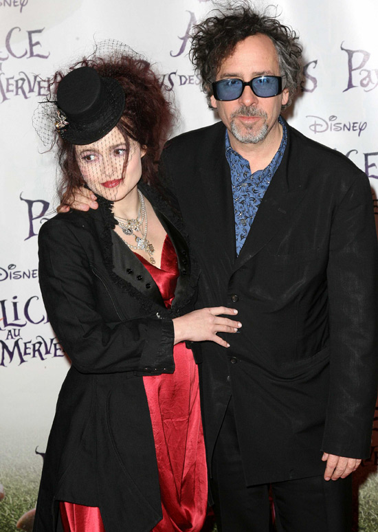 Tim Burton Signo Zodiacal Virgo y su ex-mujer Helena Bonham Carter