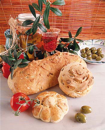 pan de aceitunas