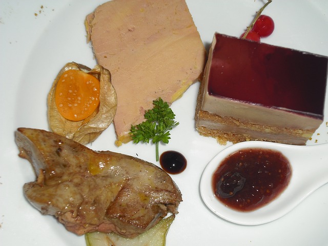 el paté y el foie gras