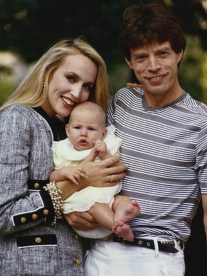 Mick Jagger signo Leo con Jerry Hall