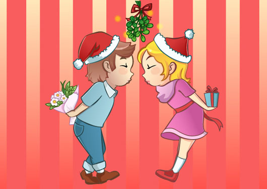 ¿Qué significa el Beso debajo del Muérdago?